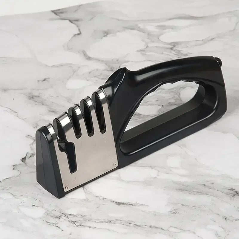 Kitchen 4 Segment Knife Sharpener - Multifunctional Portable Kitchen Gadget