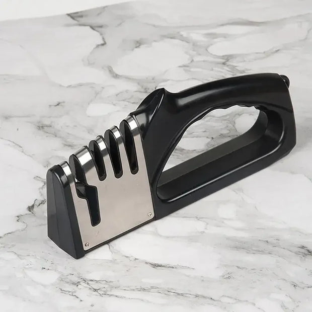 Kitchen 4 Segment Knife Sharpener - Multifunctional Portable Kitchen Gadget