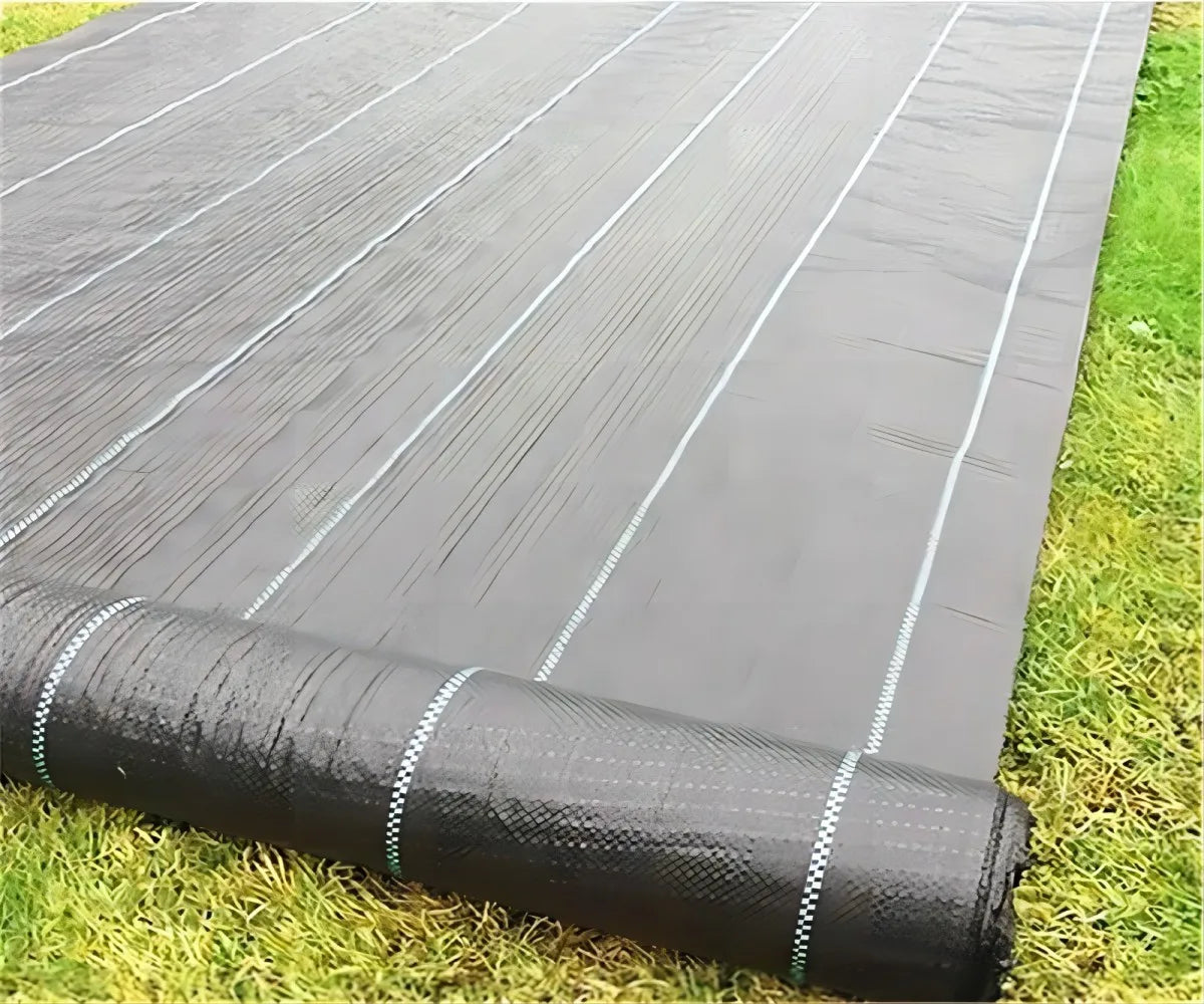 Garden Landscape Fabric - Heavy Duty Weed Barrier for Driveways and Gardens