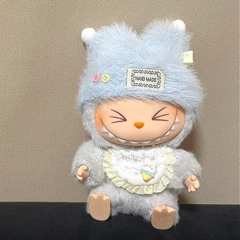 Handmade Labubu 3.0 Soft Plush Baby Set for V1 V2 V3 Doll Clothes