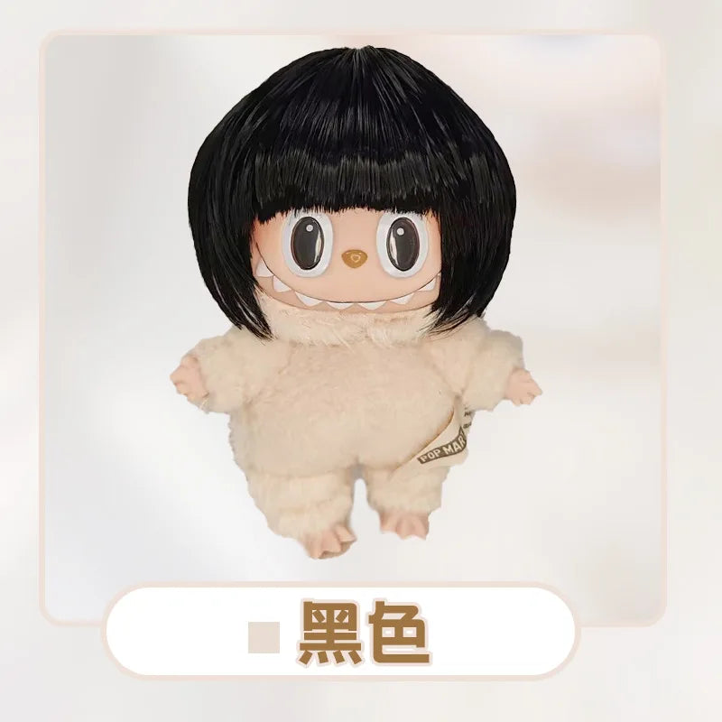 Short Afro Wig Decoration for Ropa V1 V3 Dolls - Fill Accessories for Labubu