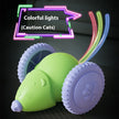 Electric Mouse Car Pet Toy - Rechargeable Automatic Teaser with Intelligent Obstacle Avoidance for Cats