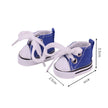 Doll Shoes - 3.8cm Canvas Shoes for 17cm Labubu Doll Accessories