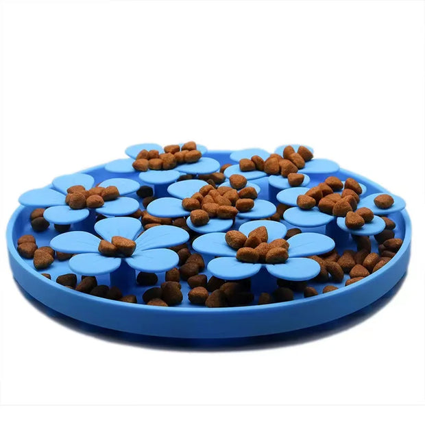 Pet Products Mat for Dogs and Cats - Slow Food Bowls with Suction Cup Feeding and Silicone Lick Pad