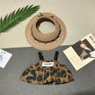 Mini Doll Clothes Outfit Accessories for 15/17cm Labubu V1 V2 - Leopard Print Dress
