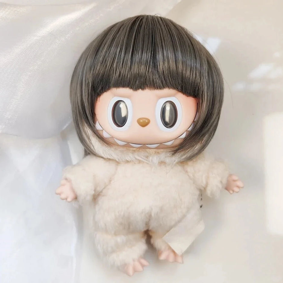 Short Afro Wig Decoration for Ropa V1 V3 Dolls - Fill Accessories for Labubu