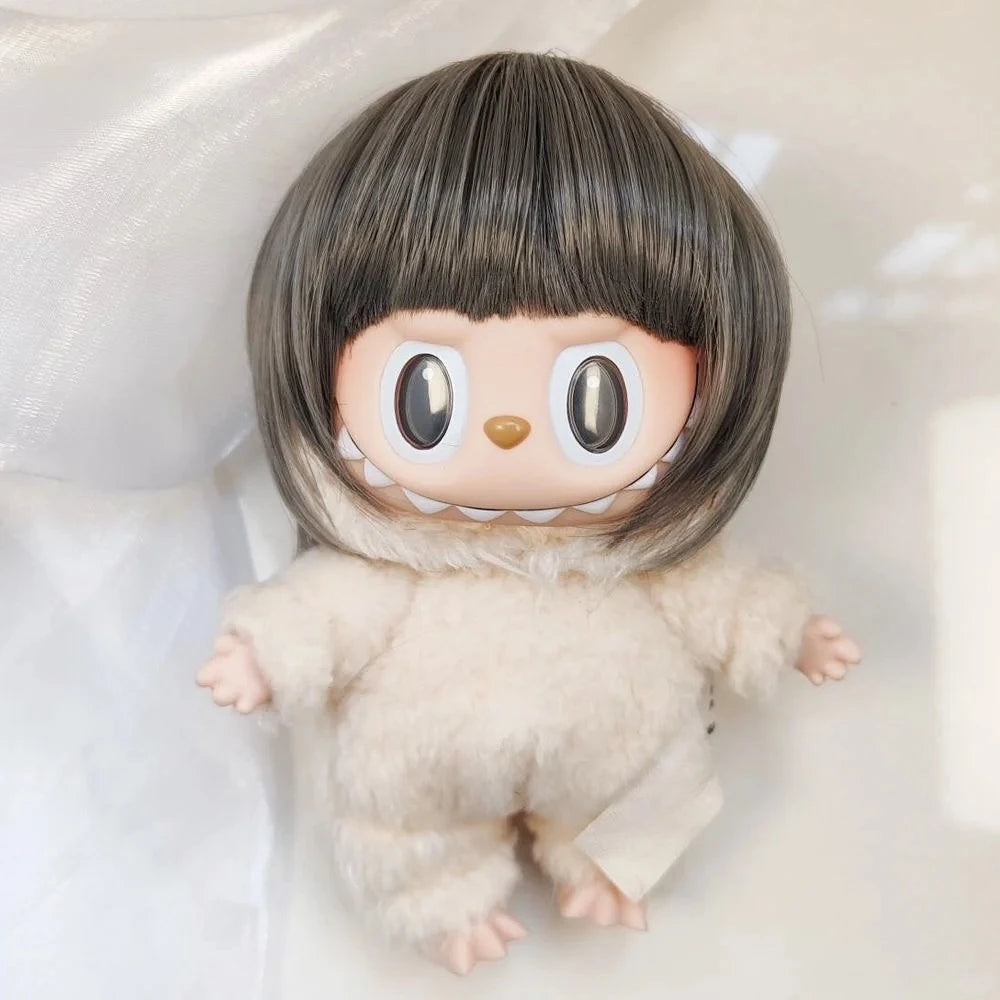 Short Afro Wig Decoration for Ropa V1 V3 Dolls - Fill Accessories for Labubu