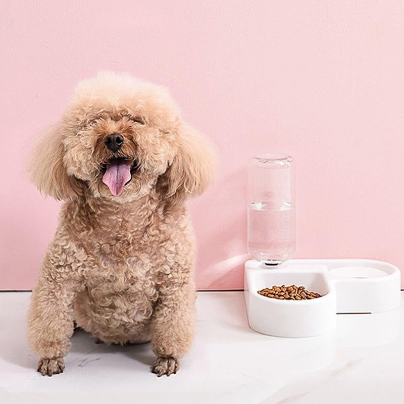 500ml Pet Automatic Feeder - Portable Bowl for Cats and Dogs