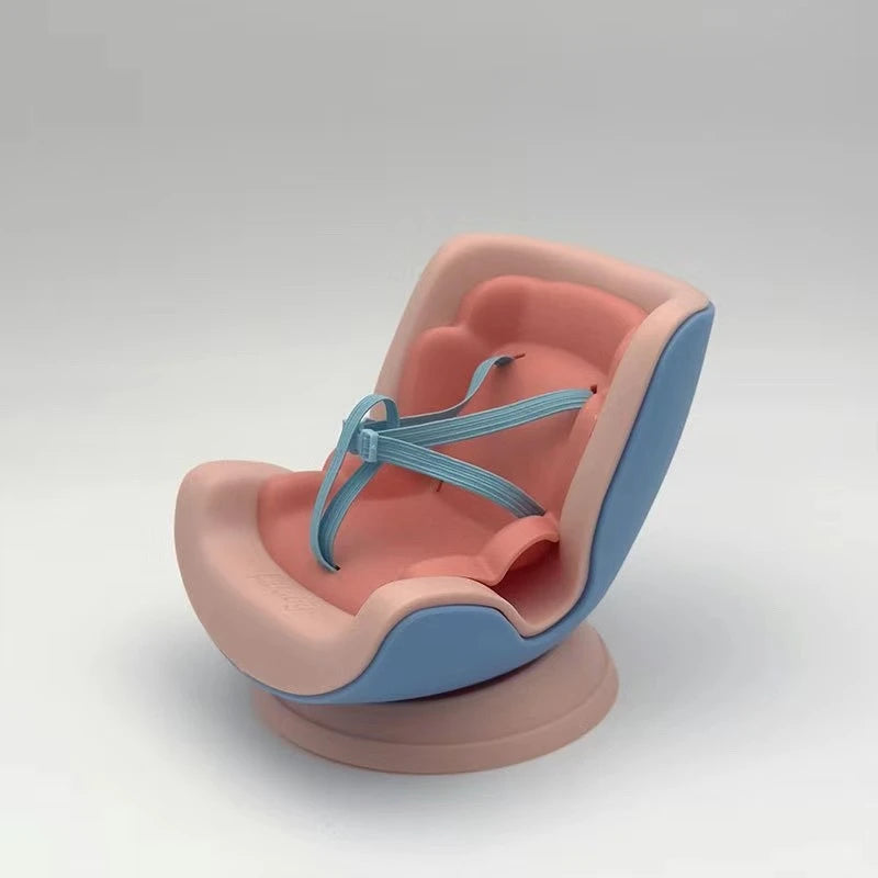 Labubu Sitting Posture Doll Car Safety Seat for V2 V3 Dolls
