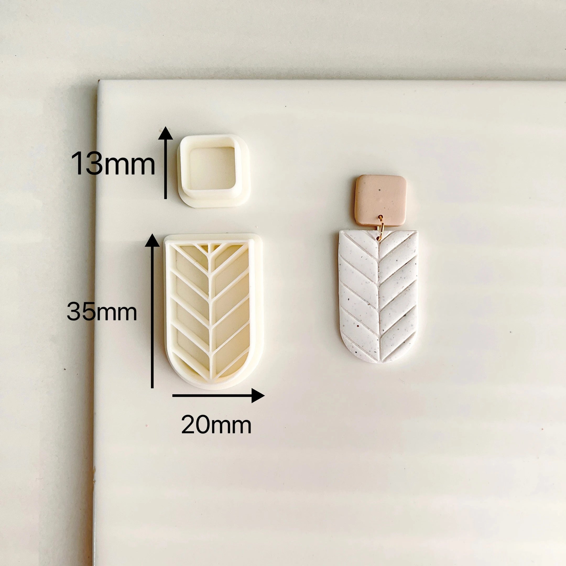 Geometry Arc Shape Polymer Clay Cutter Mould - DIY Jewelry Tool
