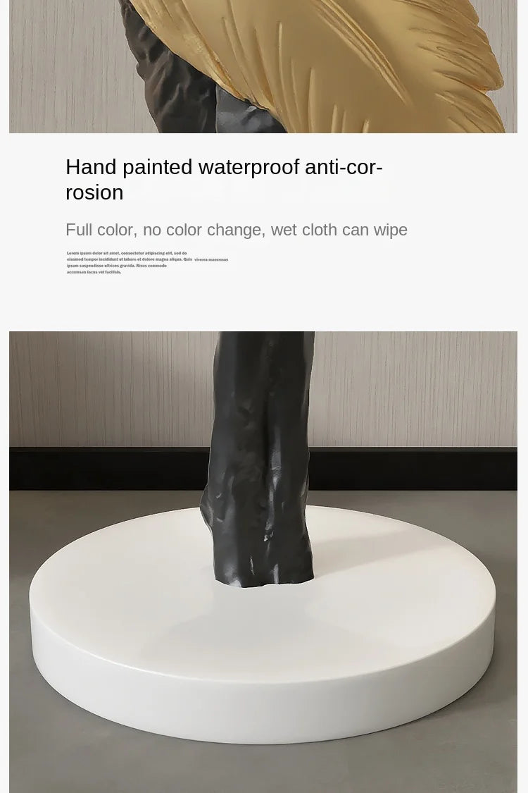 Abstract Girl Statue - Artistic Resin Sculpture for Home Decor