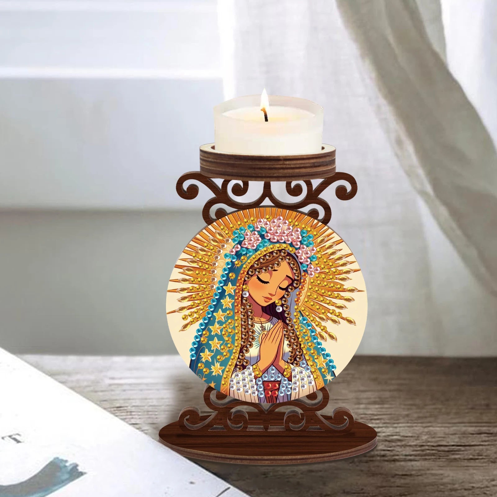 DIY Diamond Art Candlestick Holder Kits - Elegant Home Decoration
