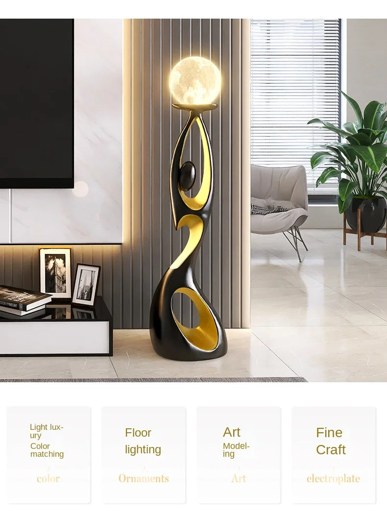 Home Art Decor - Luxury Abstract Sculptures for Living Room and TV Cabinet