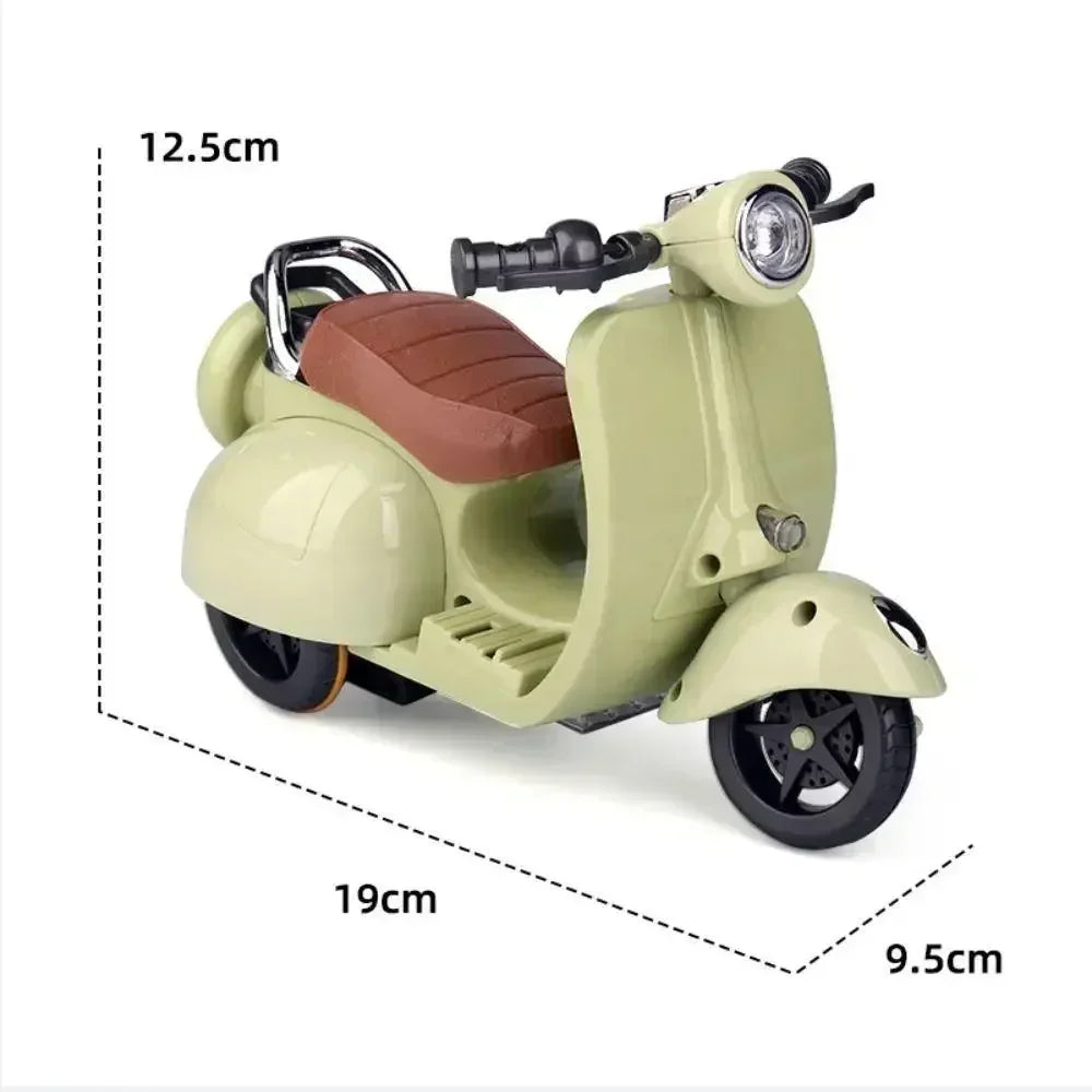 Mini Electric Motorcycle Toy for Labubu Dolls