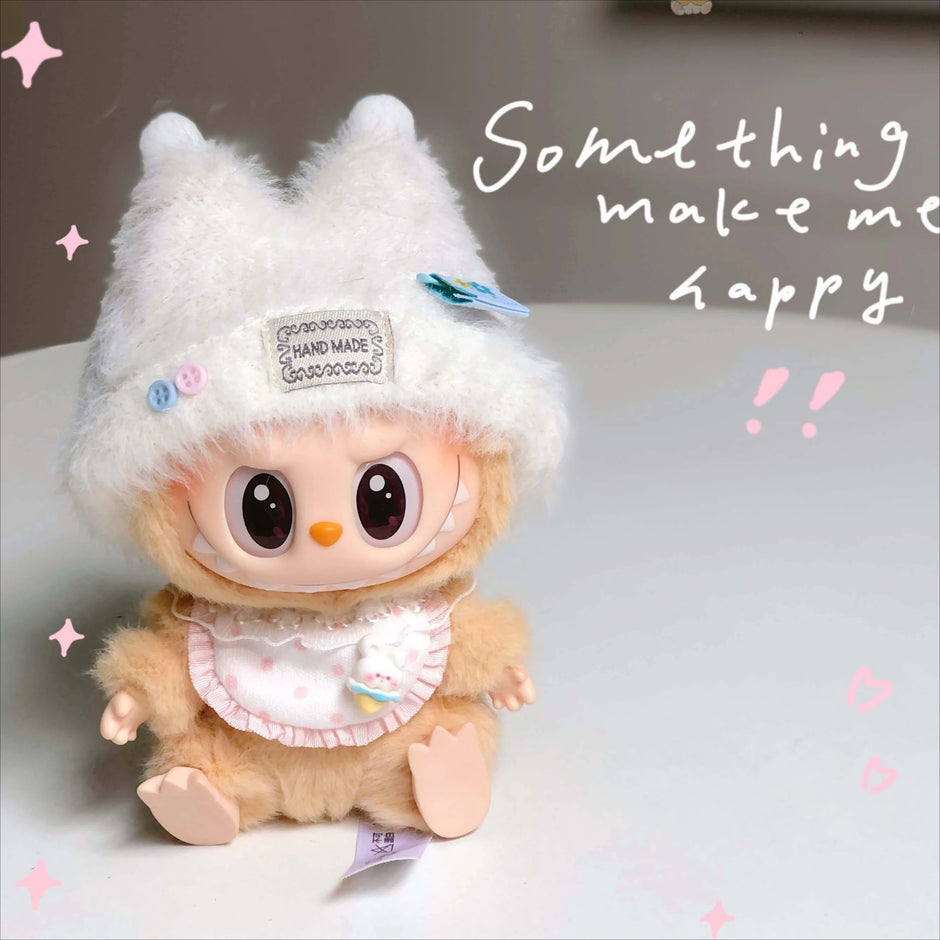 Handmade Labubu 3.0 Soft Plush Baby Set for V1 V2 V3 Doll Clothes
