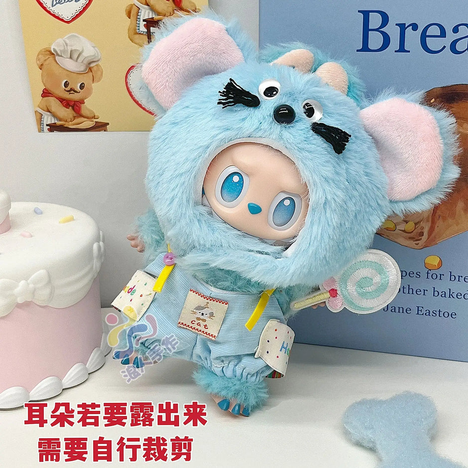 Hot Only Clothes 17cm for Labubu - Cute Kawaii Doll Clothing Accessories