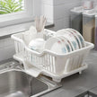 Kitchen Drainage Rack - Utensils and Plate Drying Rack with Drainer Board
