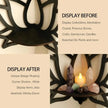 Lotus Floating Wall Shelf Crystal Shelf Display Home Wood Decor Aesthetic Room Decoration Modern Home Decoration Shelf