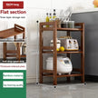 Floor Standing Kitchen Shelf - Multi-Layer Storage for Pots and Seasonings