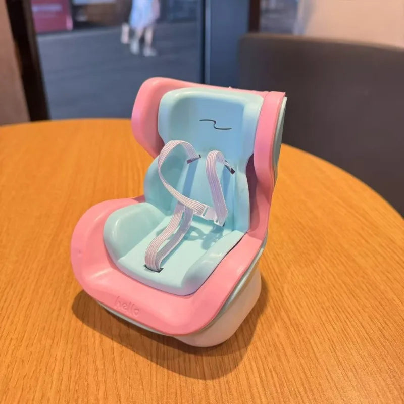Car Seat Model for Labubu Doll V2 - Kawaii Interior Styling Accessories