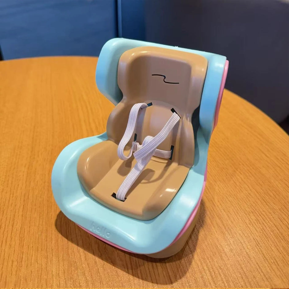 Car Seat Model for Labubu Doll V2 - Kawaii Interior Styling Accessories
