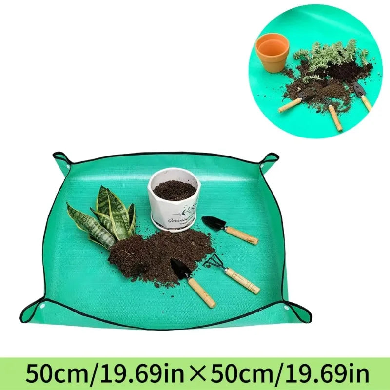 Gardening Mat - Waterproof Square Plant Pad for Easy Potting and Repotting