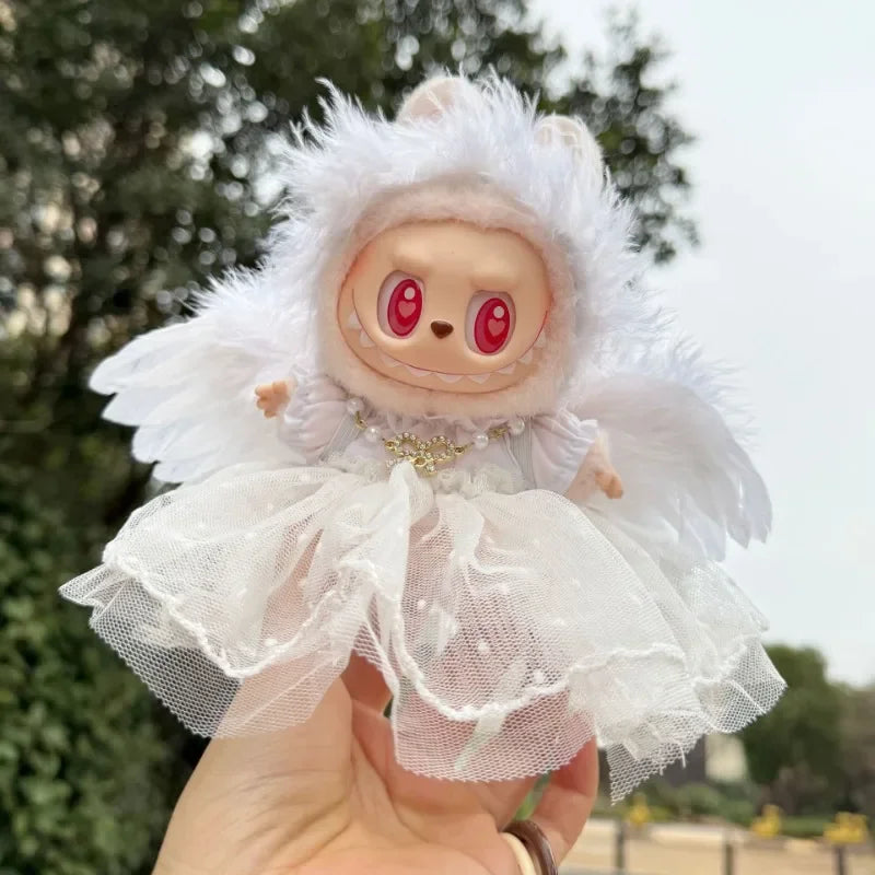 Wings for 15/17cm Labubu Doll Accessories - Little Angel Wings