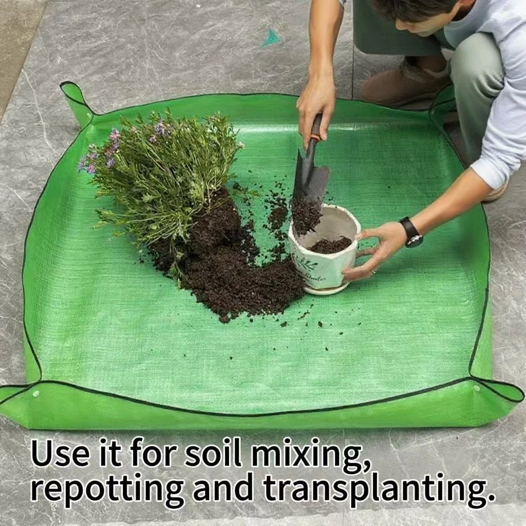 Gardening Mat - Waterproof Square Plant Pad for Easy Potting and Repotting
