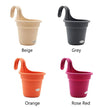 Wall-Mounted Flowerpot - Resin Hanging Planter for Garden Decoration