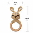 Baby Rattles DIY Crochet Cartoon Lion and Fox Doll Hand Bell Toy