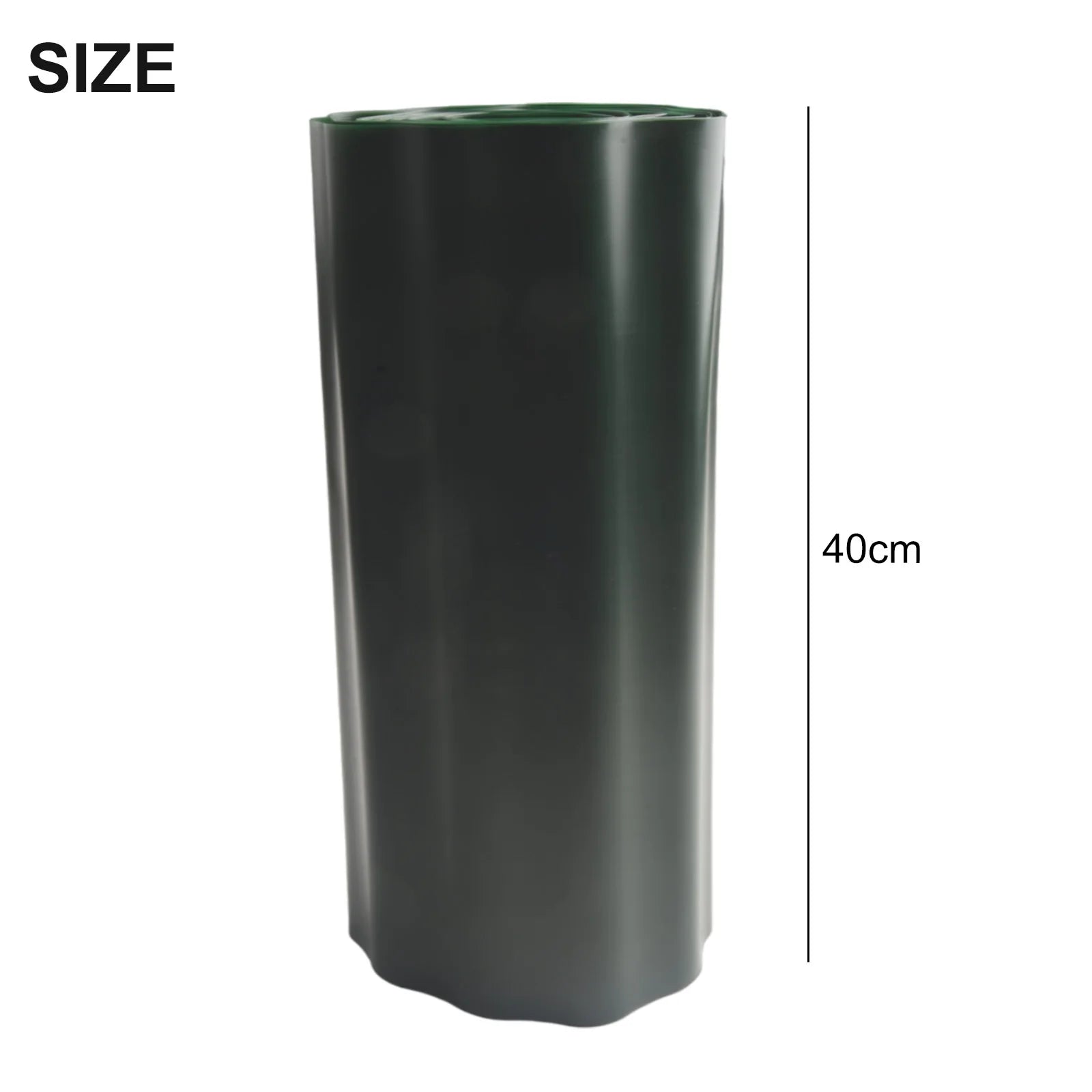 Garden Lawn Edge Border - Flexible Plastic Fence for Outdoor Decor