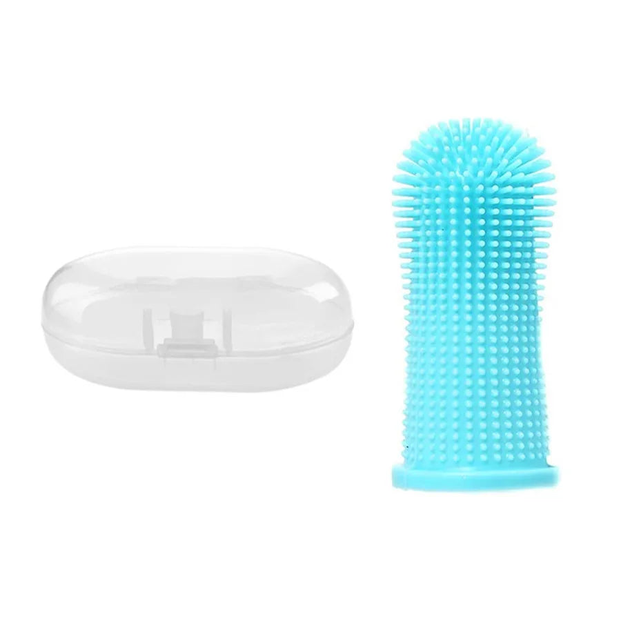 Pet Finger Toothbrush - Silicone Cleaning Products for Cats and Dogs