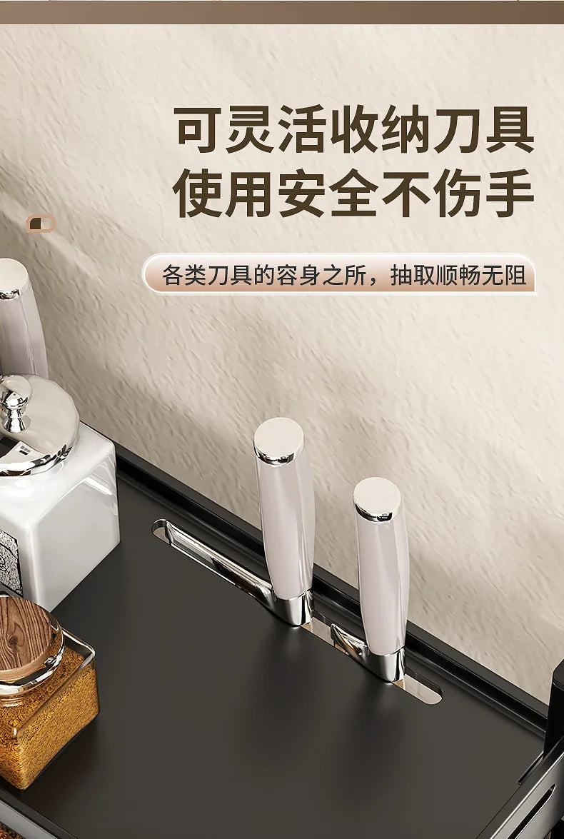 Kitchen Seasoning Rack - Multi-Functional Countertop Storage Solution