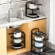 Stainless Steel Kitchen Shelves - Multi-Layered Storage Rack for Organising