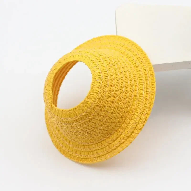 Sun Hat for Labubu V1 V2 V3 - Open Straw Woven Hat Accessories