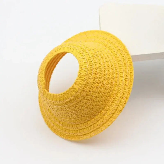 Sun Hat for Labubu V1 V2 V3 - Open Straw Woven Hat Accessories