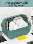 Kitchen Drain Cabinet - Lid Bowl Box and Tableware Storage Rack
