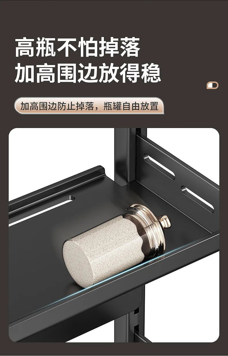 Kitchen Seasoning Rack - Multi-Functional Countertop Storage Solution