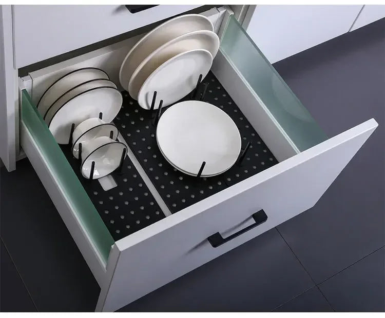 Kitchen Organiser - Sink Dish Drying Rack and Storage Solution