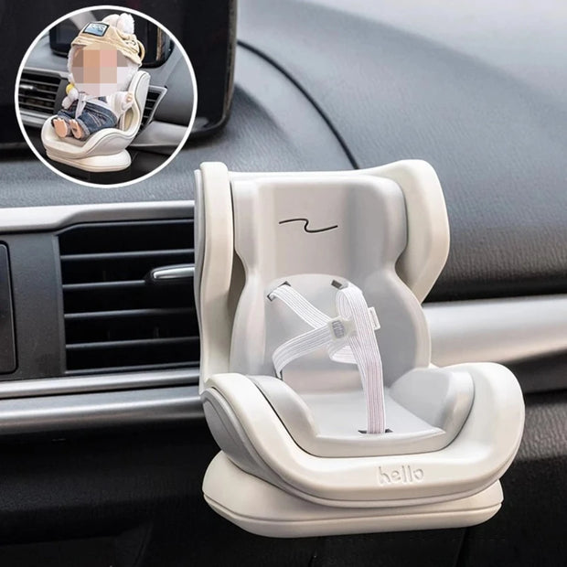 Car Seat Model for Labubu Doll V2 - Kawaii Interior Styling Accessories