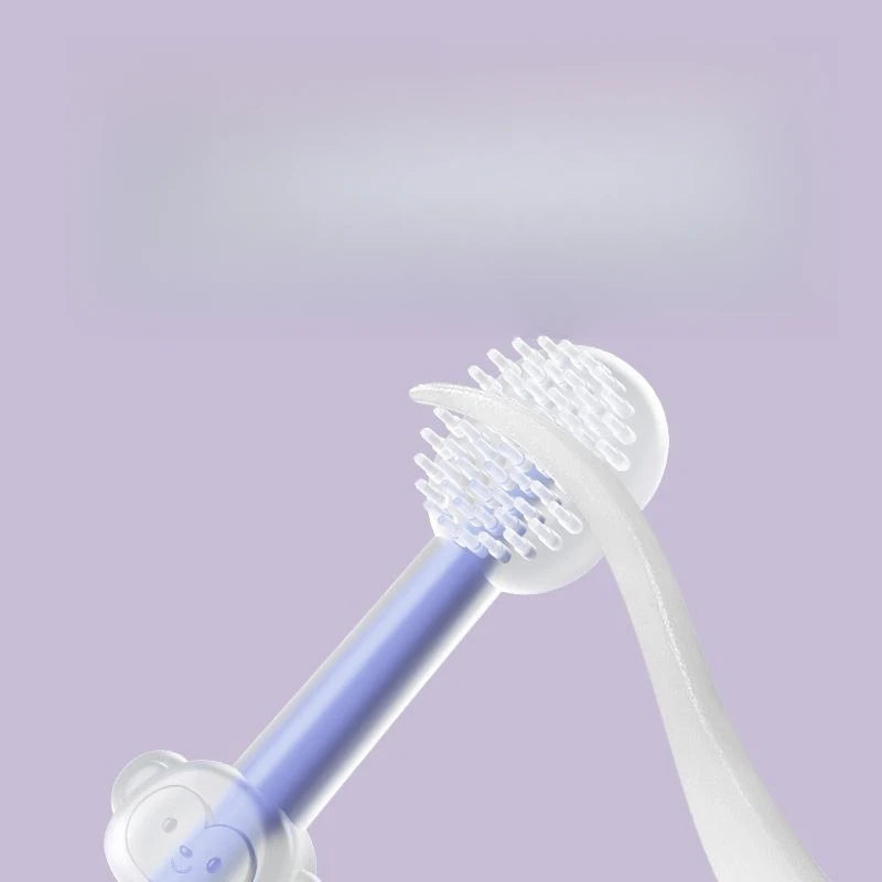 Pet Silicone Toothbrush and Toothpaste Set - Teeth Cleaning for Cats and Dogs