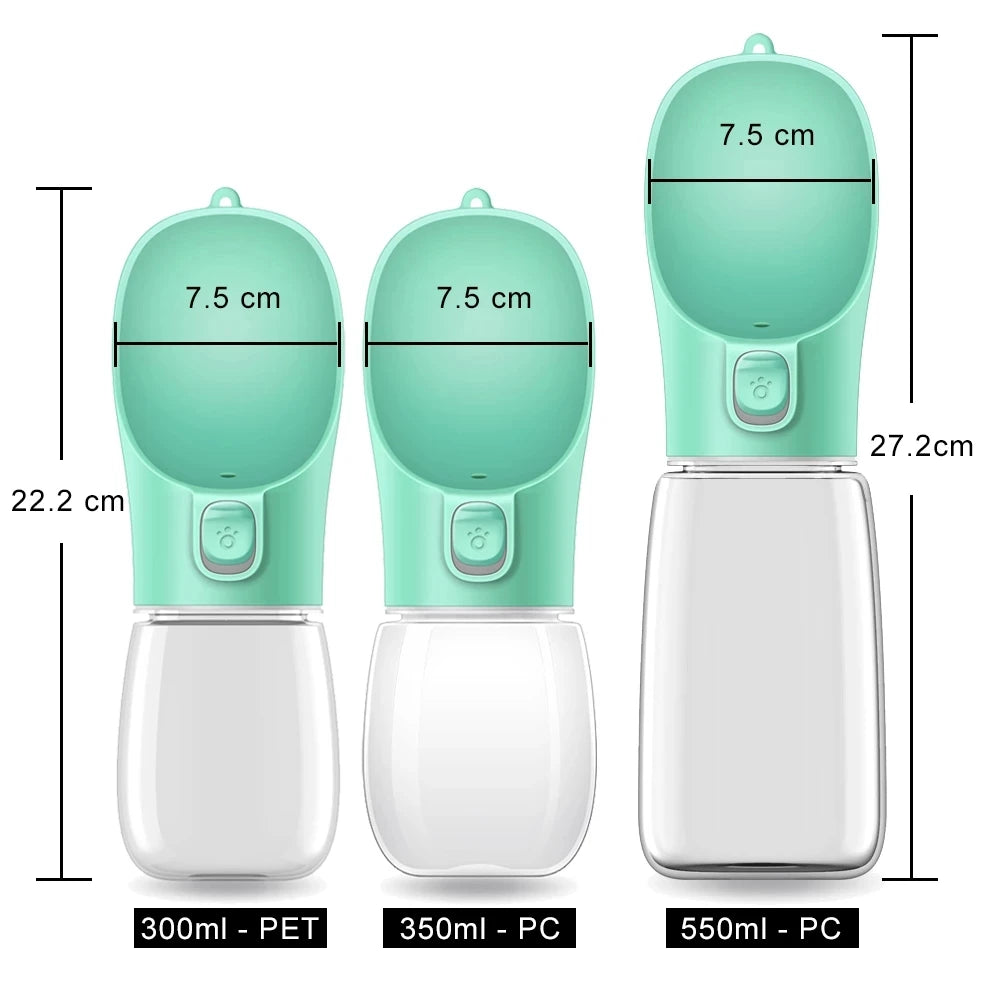 Portable Dog Water Bottle - Leakproof Drinking Bowl for Dogs and Cats