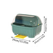 Kitchen Drain Cabinet - Lid Bowl Box and Tableware Storage Rack
