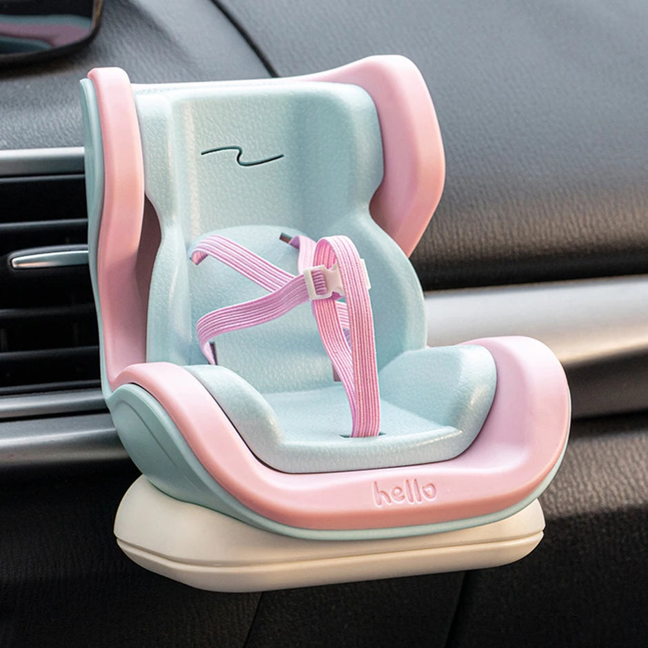 Car Seat Model for Labubu Doll V2 - Kawaii Interior Styling Accessories