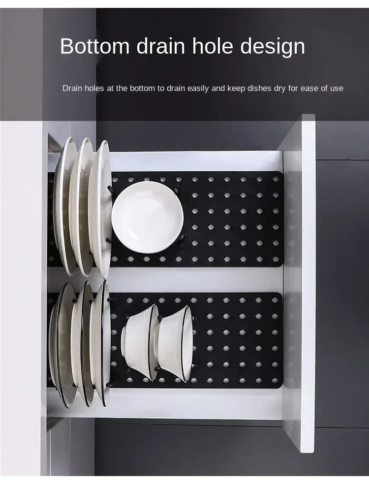 Kitchen Organiser - Sink Dish Drying Rack and Storage Solution