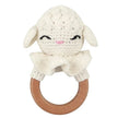 Baby Rattles DIY Crochet Cartoon Lion and Fox Doll Hand Bell Toy