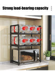Kitchen Elevated Design Seasoning Rack Microwave Storage RackBilayer Oven Modern Minimalism Kitchen Accessories Organizer
