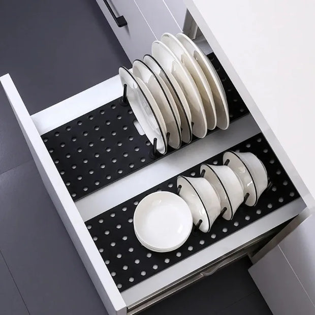 Kitchen Organiser - Sink Dish Drying Rack and Storage Solution