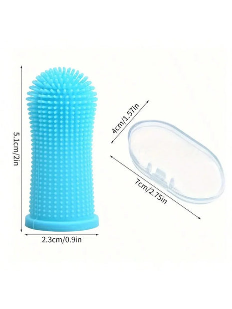Pet Finger Toothbrush - Silicone Cleaning Products for Cats and Dogs