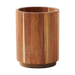 Kitchen Counter Cutlery Box - Wooden Circular Storage for Cooking Tools